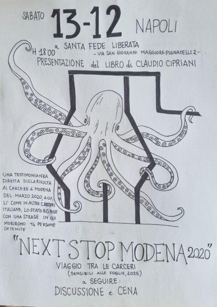 NAPOLI: PRESENTAZIONE NEXT STOP MODENA 2020 VIAGGIO TRA LE CARCERI